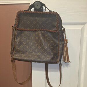 Upcycled Vintage Louis Vuitton Marceau backpack